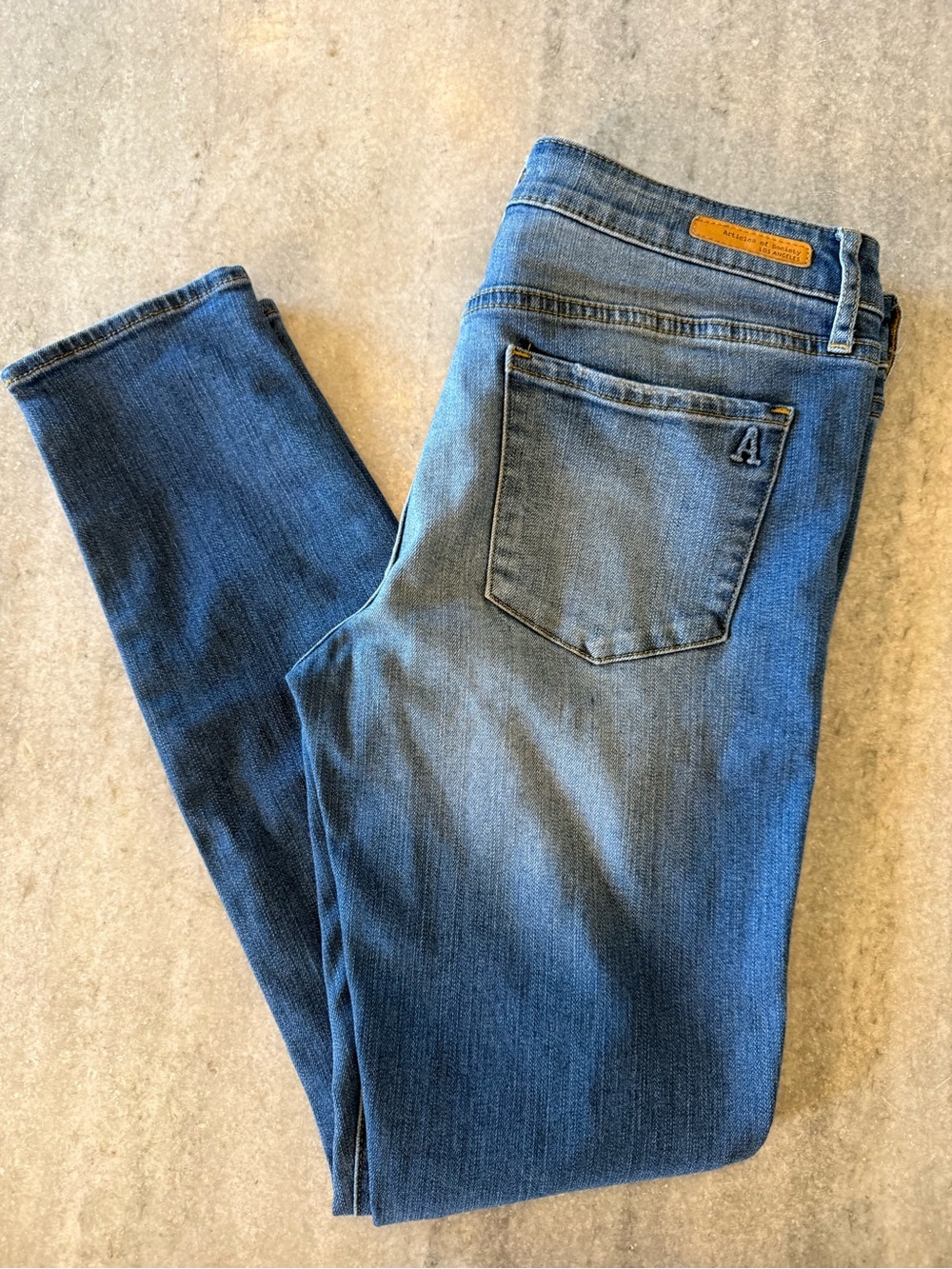 Articles of Society “Sarah Skinny” Mid to high-rise skinny jeans